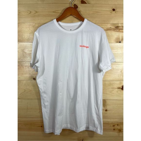 Birddogs Other - Birddogs Unisex Logo T-Shirt White Crew Neck Short Sleeves Size Large